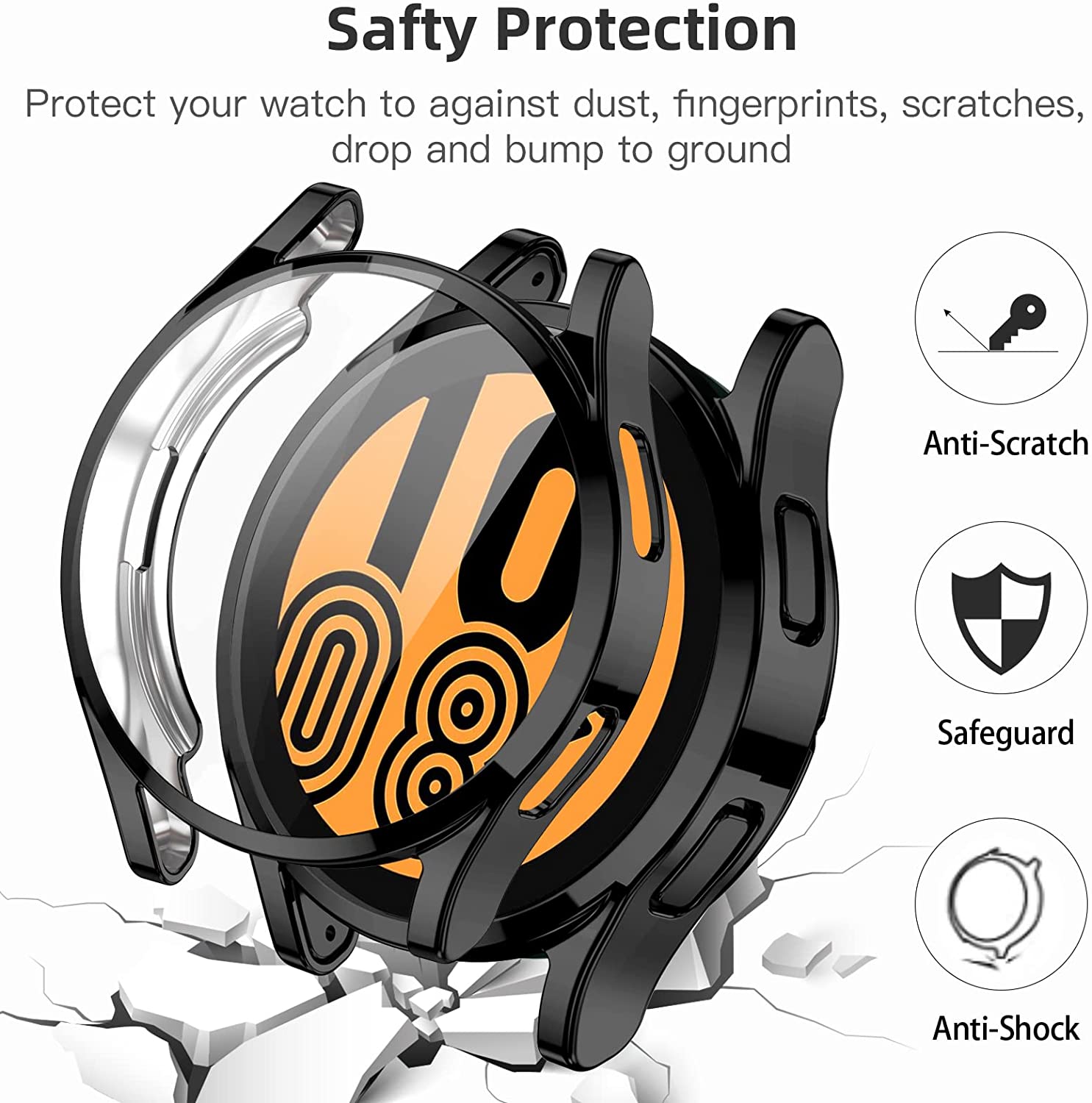 Capa para samsung galaxy watch - Samsung Smartwatch Accessories avaliação e preço
