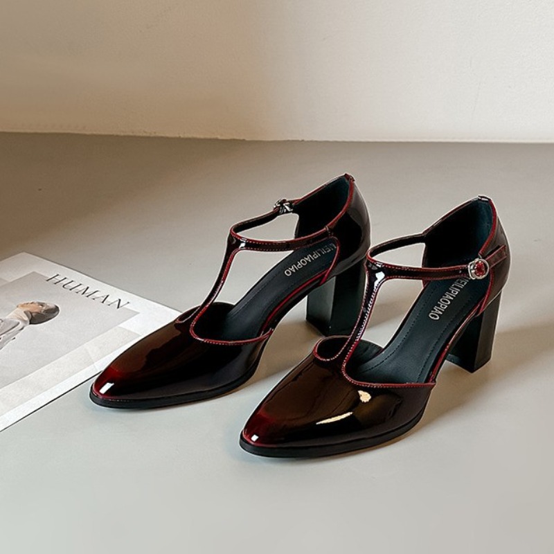 Sandálias Femininas Mary Jane  - Leather Classic Strap avaliação e preço