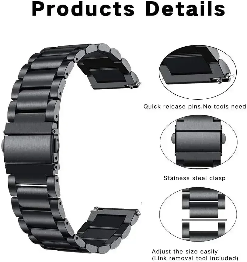 Pulseira de Metal em Aço Inoxi - Xiaomi Smartwatch S4 Accessories avaliação e preço