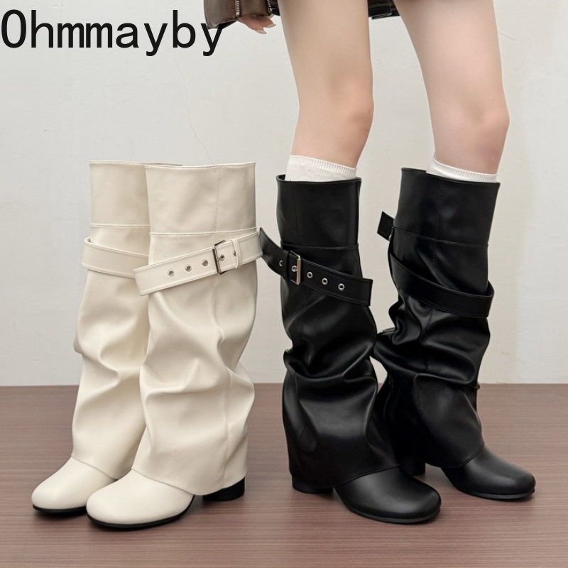 Botas Femininas de Designer at - Leather Classic Strap avaliação e preço