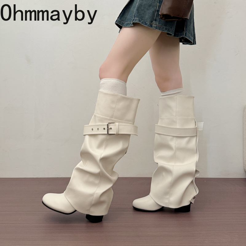 Botas Femininas de Designer at - Leather Classic Strap avaliação e preço