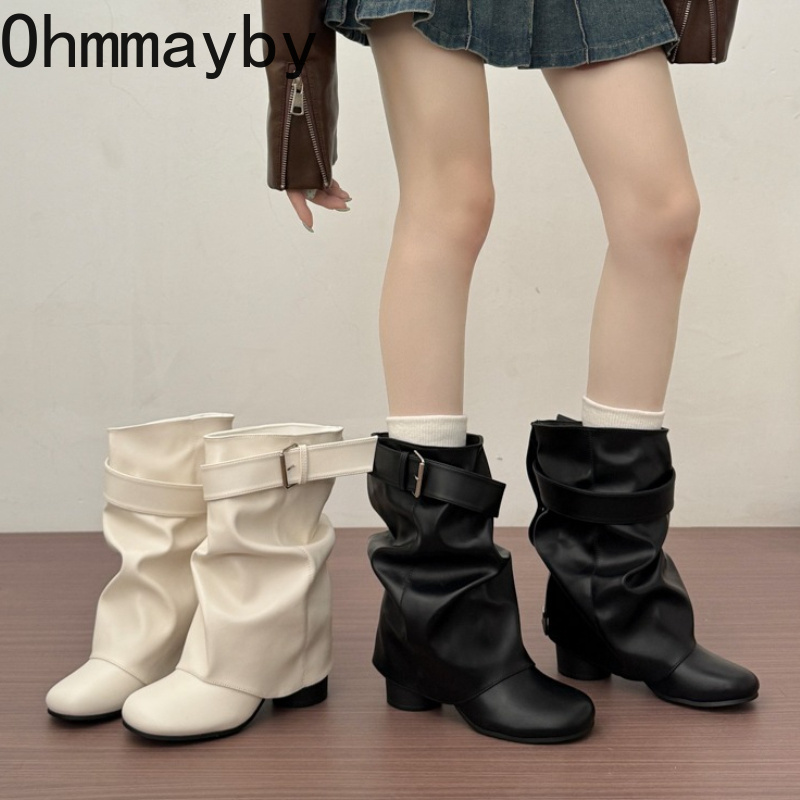 Novas Botas Femininas de Couro - Leather Classic Strap avaliação e preço